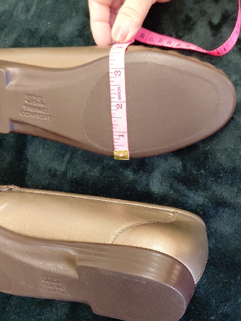 SAS Metallic Bronze Loafers with Horsebit Accent NWOT 10 NARROW - Picture 5 of 8